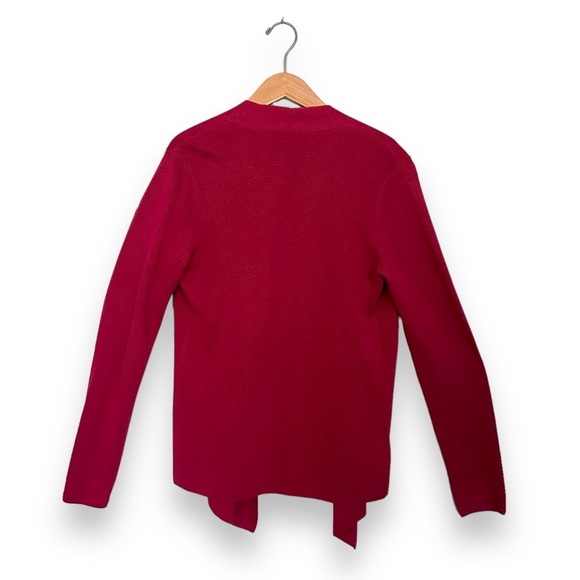 EILEEN FISHER Angle-Front Silky Tencel Cardigan - Picture 5 of 6